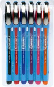 Schneider Kugelschreiber Slider Memo XB Karton-Etui 6 Stück
