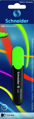 Schneider Textmarker Job grün Blister 1 Stück