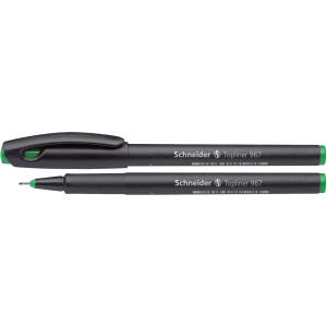 Schneider Fineliner Topliner 967 04 grün