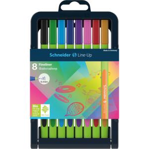 Schneider Fineliner Line-Up 04 sortiert Stiftebox 8 Stück