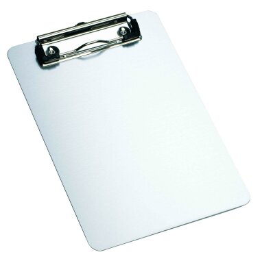 Alco Klemmbrett Aluminium für DIN A5 silber