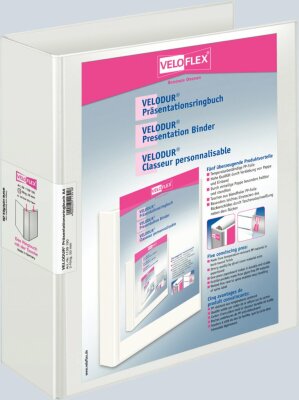 Veloflex Präsentationsringbuch Velodur A4 2-D-Ring-Mechanik 50 mm