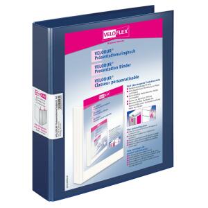 Veloflex VELODUR-Ringbuch A4 blau 2-D-Ring-Mechanik 25 mm