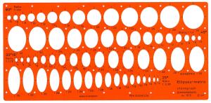 Standardgraph Ellipsenschablone 1 Stück