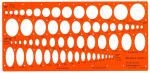 Standardgraph Ellipsenschablone 1 Stück