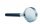 Alco Leselupe 5-fach 50mm Griff schwarz Rand silber