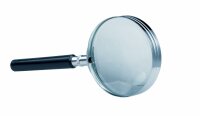 Alco Leselupe 5-fach 65mm Griff schwarz Rand silber