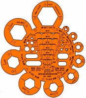 Standardgraph Abrundungs-/Mutternschablone 1 Stück