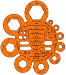 Standardgraph Abrundungs-/Mutternschablone 4014509002980