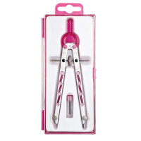 Alco Geometriezirkel Kreis-Ø 360mm 165mm silber/pink