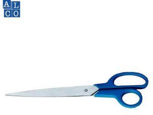 Alco Papierschere Spezialstahl gehärtet und rostbeständig spitz 260mm blau