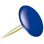 Alco Reißnagel SUN Metall Ø 9,5mm blau 100 ST