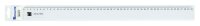 Alco Kunststofflineal 50cm transparent