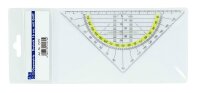Alco Geometrie-Dreieck Kunststoff 16 cm transparent