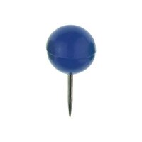 Alco Landkartennadel 20mm Ø10mm blau 20 Stück