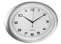 Alco Wanduhr Kunststoff 400x55x300mm Ziffernblatt...
