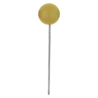 Alco Landkartennadel 16mm Ø5mm gelb 100 Stück