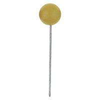 Alco Landkartennadel 16mm Ø5mm gelb 100 Stück