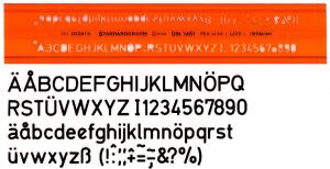 H-Profil Mittelschr.1451/4 fett ger. 4014509014525