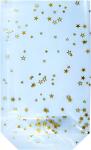 HEYDA Bodenbeutel Sterne 145 x 235 mm klar mit goldenen...