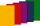 HEYDA 203375706 Seidenpapier 50 x 70 cm gelb mittelrot violett  dunkelblau dunkelgrün