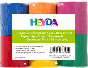 Krepp-Bänder 10 m x 5 cm 4005329760990