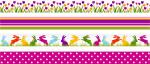 HEYDA Deko Tapes Frühling Tulpen jede Rolle 5 m x 15...