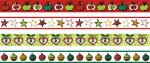 HEYDA Deko Tapes Weihnachten Äpfel jede Rolle 5 m x...