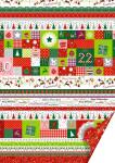 HEYDA 204771831 Motivkarton Christmas Ice & Red 50 x...