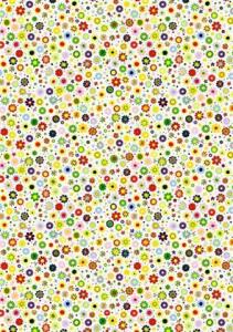 HEYDA 204772066 Motivkarton Blumen Mini 50 x 70 cm