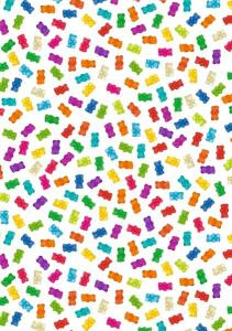 HEYDA 204772280 Motivkarton GummibäRecyclingpapierhen 50 x 70 cm