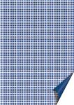 Motivkarton Happy Papers Karos A4 mittelblau