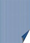 Motivkarton Happy Papers Streifen A4 mittelblau