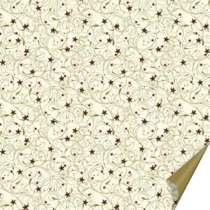 HEYDA 204875554 Faltblätter Curlie 15 x 15 cm perlweiss