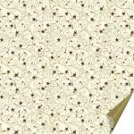 HEYDA 204875554 Faltblätter Curlie 15 x 15 cm perlweiss
