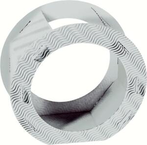 HEYDA 204876200 Rundlaternen-Zuschnitt Ø 22 cm weiss