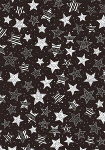 HEYDA 204878989 Transparentpapier Christmas Colour Sterne A4 weiss