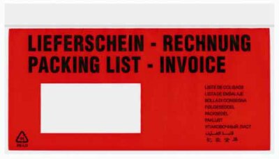 Veloflex TURA-Taschen 10spr.  LIEFERSCHEIN