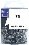 Alco Briefklammer Eisen verzinkt 32mm silber 75 Stück