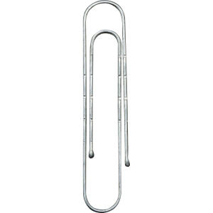 WEDO® Büroklammer 50 mm gewellt (Norica 580-50). 100 Stück.