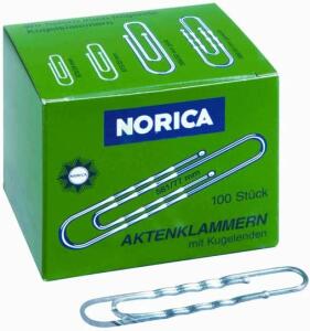 Alco NORICA Briefklammer Eisen verzinkt 50mm 1000 Stück