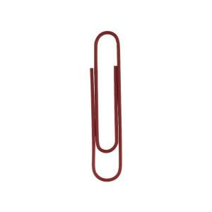 Alco Briefklammer Metall kunststoffüberz 50mm rot 100 Stück