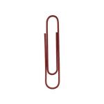 Alco Briefklammer Metall kunststoffüberz 50mm rot...