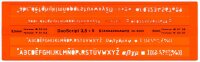 Standardgraph Schriftschablone DuoScript-Fineliner 1...