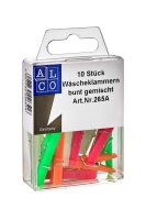 Alco Briefklammer Metall kunststoffüberz 26mm...
