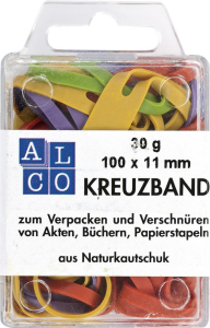 Alco Kreuzbänder Kautschuk sortiert 30 g