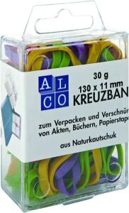 Alco Kreuzbänder Kautschuk sortiert 30 g