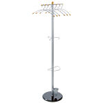 Alco Standgarderobe pulverbeschichtetes Metall 178 cm...