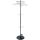 Alco Standgarderobe pulverbeschichtetes Metall 178 cm Ø 48 silber