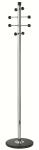 Alco Standgarderobe Metall 175 cm Ø 38 silber